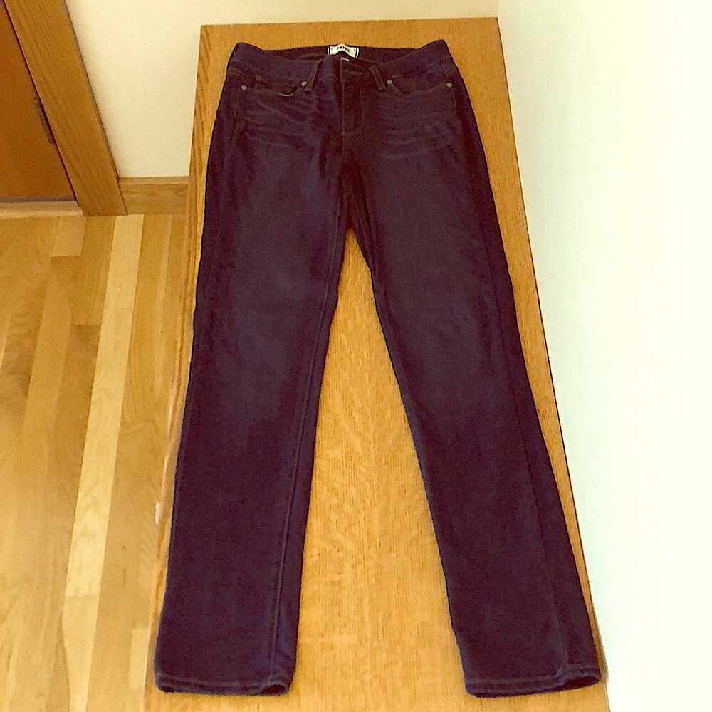 Paige Skyline Skinny 28 dark denim stretch jean